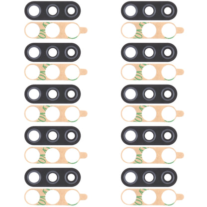For Samsung Galaxy M11 SM-M115 10pcs Back Camera Lens, For Samsung Galaxy M11