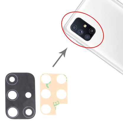 For Samsung Galaxy M51 SM-M515 10pcs Back Camera Lens, For Samsung Galaxy M51