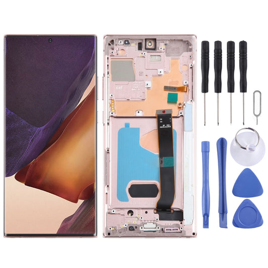 LCD Screen and Digitizer Full Assembly With Frame for Samsung Galaxy Note20 Ultra 4G
