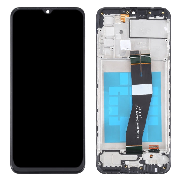 LCD Screen and Digitizer Full Assembly With Frame for Samsung Galaxy M02s (NF Version), For Samsung Galaxy M02s (NF)