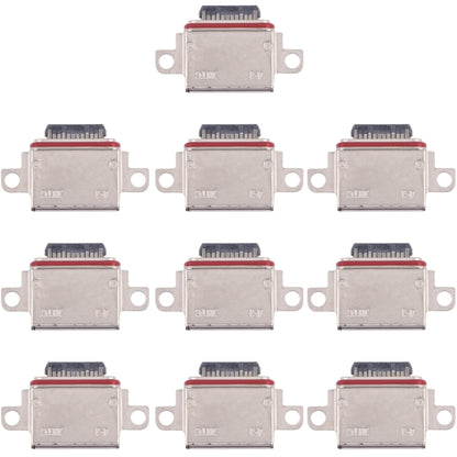 10pcs Charging Port Connector for Samsung Galaxy Note20 Ultra / Note20 Ultra 5G SM-N985F, SM-N985F/DS, SM-N986B, SM-N986B/DS, SM-N986U, SM-N986U1, SM-N986W, SM-N9860, SM-N986N, For Samsung Galaxy Note20 Ultra / Note20 Ultra 5G