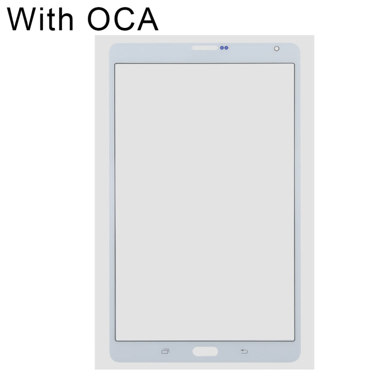 For Samsung Galaxy Tab S 8.4 LTE / T705 Front Screen Outer Glass Lens with OCA Optically Clear Adhesive , For Samsung Galaxy Tab S 8.4 LTE