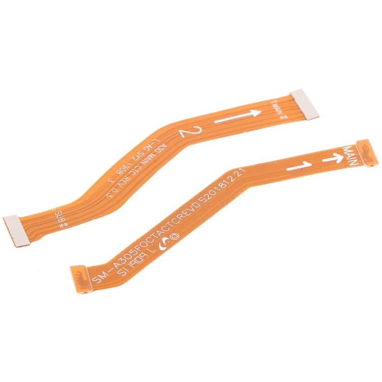 For Galaxy A30 Motherboard Flex Cable + LCD Flex Cable, For Samsung Galaxy A30