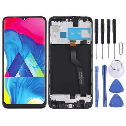 Original LCD Screen and Digitizer Full Assembly with Frame for Samsung Galaxy M10 SM-M105, For Samsung Galaxy M10(Original)