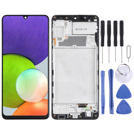 incell Material LCD Screen and Digitizer Full Assembly with Frame for Samsung Galaxy A22 4G, For Samsung Galaxy A22 4G(incell)