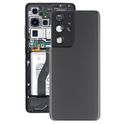 For Samsung Galaxy S21 Ultra 5G Battery Back Cover with Camera Lens Frame, For Samsung Galaxy S21 Ultra 5G(with Camera Cover)