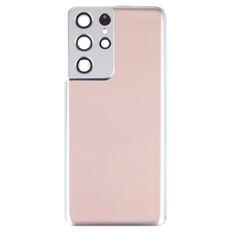 For Samsung Galaxy S21 Ultra 5G Battery Back Cover with Camera Lens Cover
