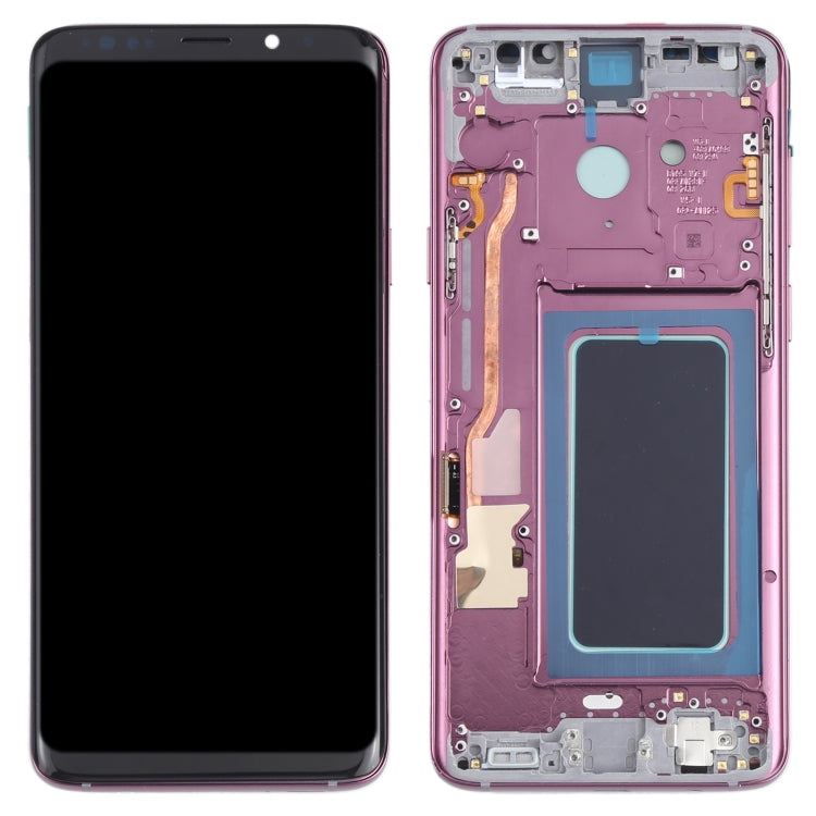 OLED Material LCD Screen and Digitizer Full Assembly with Frame for Samsung Galaxy S9+ SM-G965