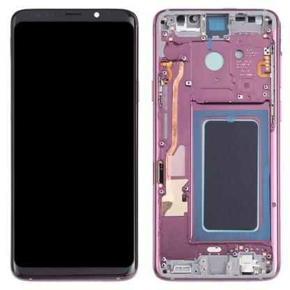 OLED Material LCD Screen and Digitizer Full Assembly with Frame for Samsung Galaxy S9+ SM-G965
