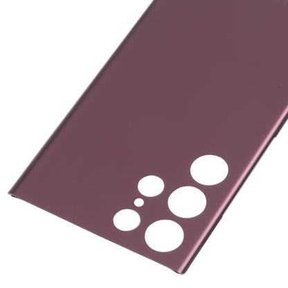 For Samsung Galaxy S22 Ultra Battery Back Cover , For Samsung Galaxy S22 Ultra(Dark Red), For Samsung Galaxy S22 Ultra
