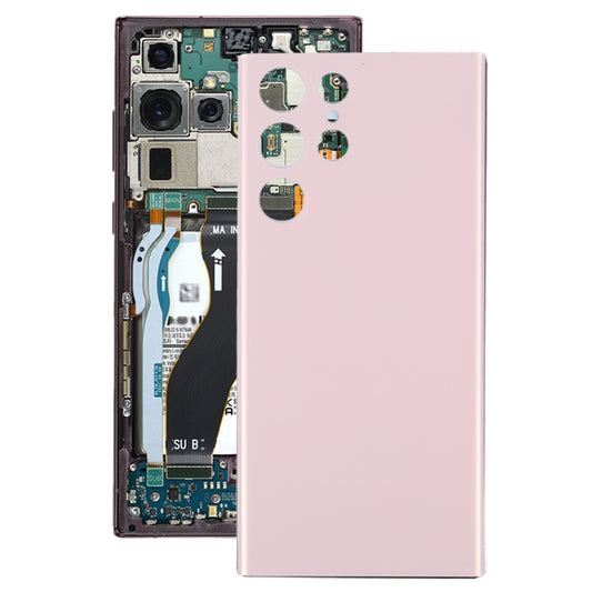 For Samsung Galaxy S22 Ultra Battery Back Cover , For Samsung Galaxy S22 Ultra, For Samsung Galaxy S22 Ultra(Dark Red)