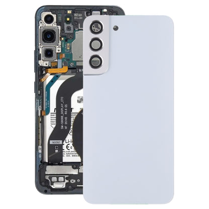 For Samsung Galaxy S22+ 5G SM-S906B Battery Back Cover with Camera Lens Cover , For Samsung Galaxy S22+ 5G