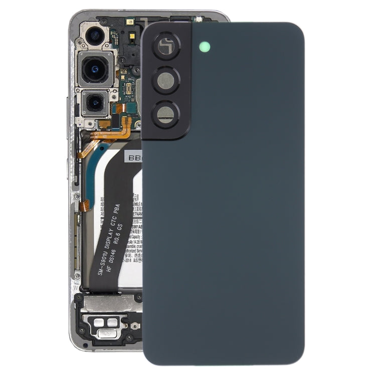For Samsung Galaxy S22 5G SM-S901B Battery Back Cover with Camera Lens Frame, For Samsung Galaxy S22 5G