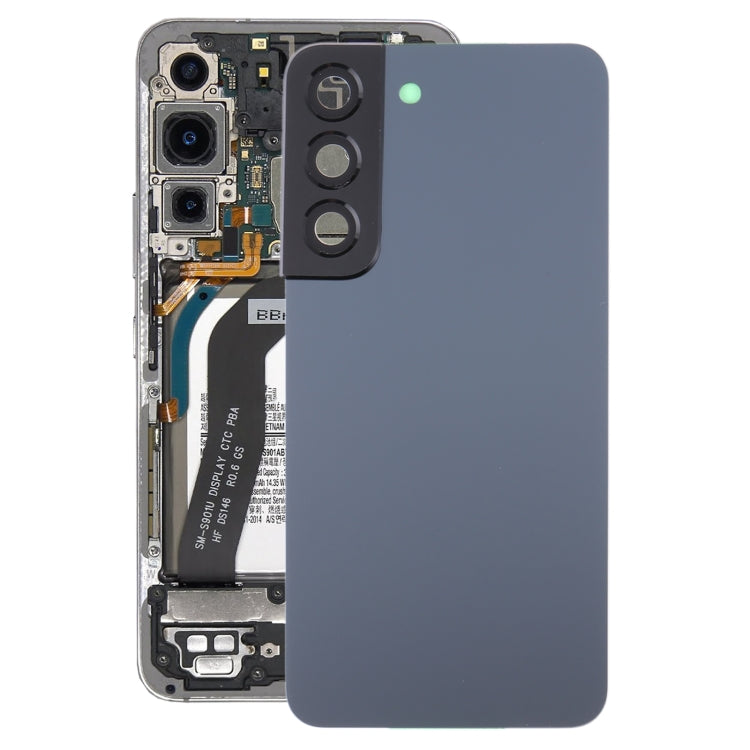 For Samsung Galaxy S22 5G SM-S901B Battery Back Cover with Camera Lens Frame, For Samsung Galaxy S22 5G
