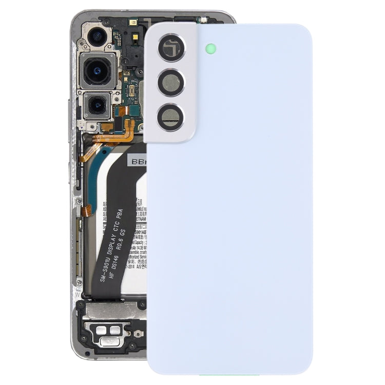 For Samsung Galaxy S22 5G SM-S901B Battery Back Cover with Camera Lens Frame, For Samsung Galaxy S22 5G
