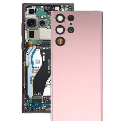 For Samsung Galaxy S22 Ultra 5G SM-S908B Battery Back Cover with Camera Lens Frame, For Samsung Galaxy S22 Ultra 5G