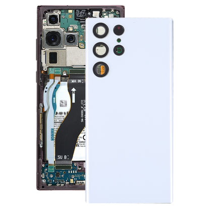For Samsung Galaxy S22 Ultra 5G SM-S908B Battery Back Cover with Camera Lens Frame, For Samsung Galaxy S22 Ultra 5G