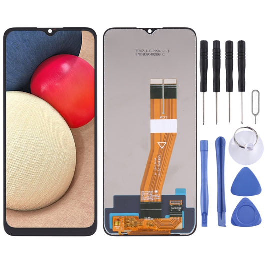 LCD Screen and Digitizer Full Assembly For Samsung Galaxy A02S, For Samsung Galaxy A02S