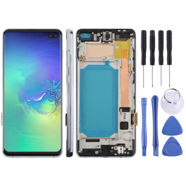 For Samsung Galaxy S10+ SM-G975F 6.38 inch TFT LCD Screen Digitizer Full Assembly with Frame, Not Supporting Fingerprint Identification, For Samsung Galaxy S10+ SM-G975F 6.38 inch(Not Fingerprint), For Samsung Galaxy S10+ (TFT)