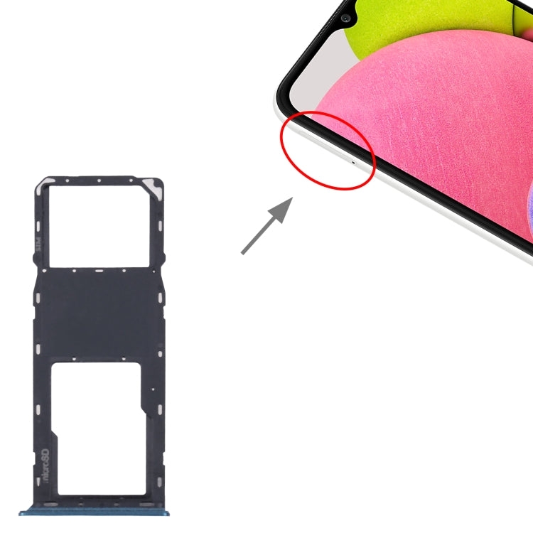 For Samsung Galaxy A03s SM-A037U Original SIM Card Tray + Micro SD card tray, For Samsung Galaxy A03s