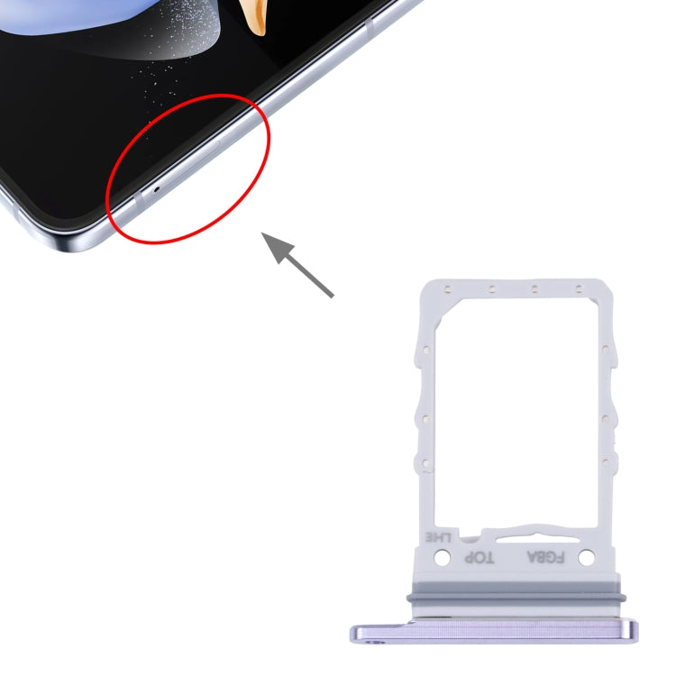 For Samsung Galaxy Z Flip4 SM-F721B Original SIM Card Tray, For Samsung Galaxy Z Flip4