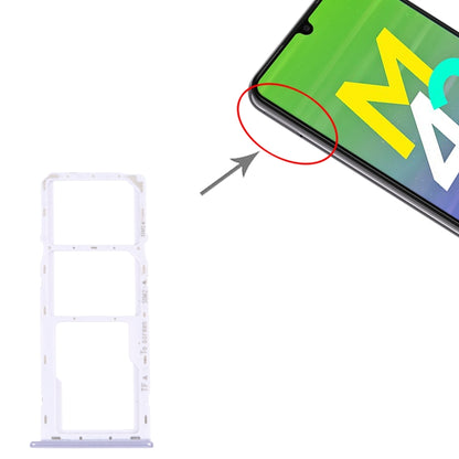 For Samsung Galaxy M42 5G SM-A436B Original SIM Card Tray + SIM Card Tray + Micro SD card tray, For Samsung Galaxy M42 5G