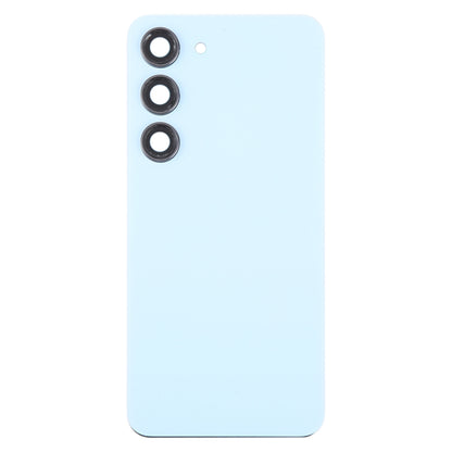 For Samsung Galaxy S23 SM-S911B OEM Glass Battery Back Cover with Camera Lens Frame, For Samsung Galaxy S23 (with Camera Cover)