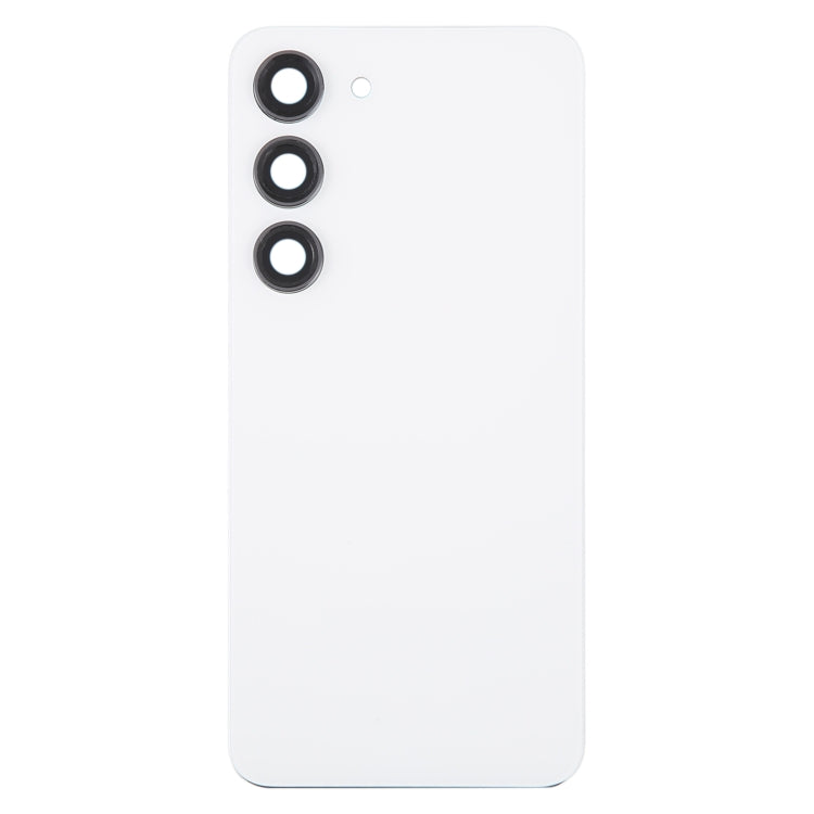 For Samsung Galaxy S23 SM-S911B OEM Glass Battery Back Cover with Camera Lens Frame, For Samsung Galaxy S23 (with Camera Cover)