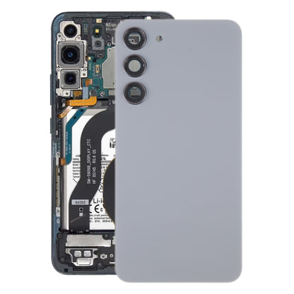 For Samsung Galaxy S23+ SM-S916B OEM Glass Battery Back Cover with Camera Lens Cover
