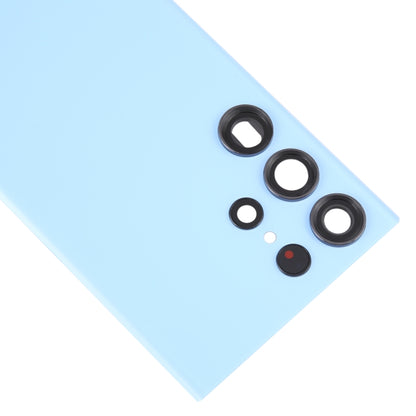 For Samsung Galaxy S23 Ultra SM-S918 Glass Battery Back Cover with Camera Lens Cover