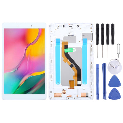 For Samsung Galaxy Tab A 8.0 2019 SM-T290 WiFi Edition Original LCD Screen Digitizer Full Assembly with Frame
