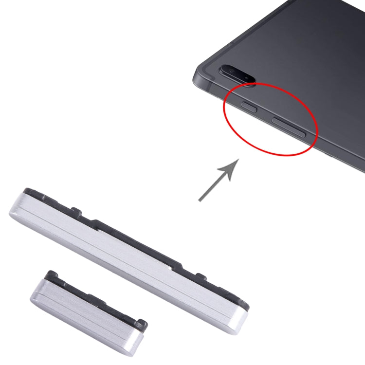 For Samsung Galaxy Tab S8+ SM-X800/X806/X806B/X806U/X806N/X808 1set Original Power Button + Volume Control Button