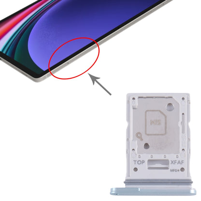 SIM + Micro SD Card Tray for Samsung Galaxy Tab S9 SM-X716, For Samsung Galaxy Tab S9+(Original), For Samsung Galaxy Tab S9+