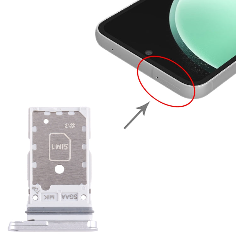 For Samsung Galaxy S23 FE SM-S711B SIM + SIM Card Tray, For Samsung Galaxy S23 FE(Double), For Samsung Galaxy S23 FE (Double)