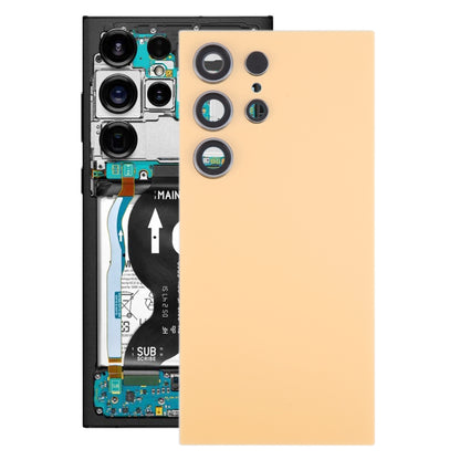 For Samsung Galaxy S24 Ultra SM-S928B OEM Battery Back Cover with Camera Lens Cover, For Samsung Galaxy S24 Ultra(with Camera Lens), For Samsung Galaxy S24 Ultra(with Camera Lens Frame)
