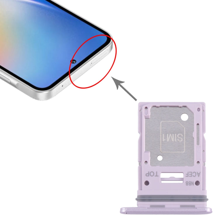 For Samsung Galaxy A35 SM-A356B SIM Card Tray + SIM / Micro SD Card Tray, For Samsung Galaxy A35