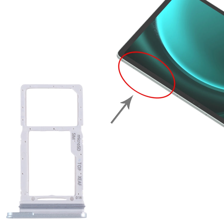 For Samsung Galaxy Tab S9 FE+ 5G SM-X610 Original SIM + Micro SD Card Tray, For Samsung Galaxy Tab S9 FE+ 5G(Original)