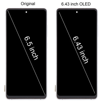 For Samsung Galaxy S20 FE SM-G780F 6.43 inch OLED LCD Screen Digitizer Full Assembly with Frame