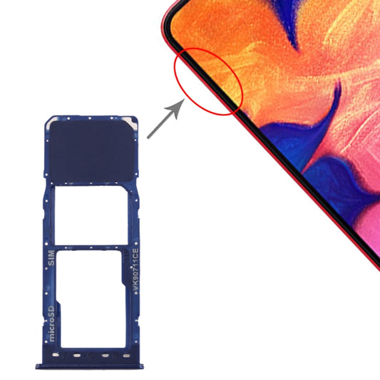 For Galaxy A10 SIM Card Tray + Micro SD Card Tray, For Samsung Galaxy A10(single), For Samsung Galaxy A10(Single)