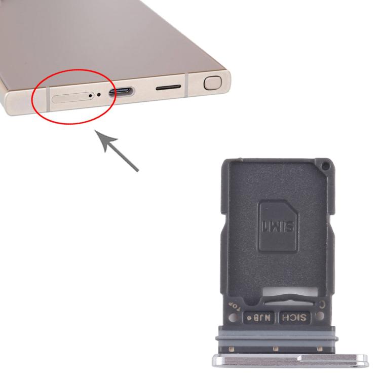 For Samsung Galaxy S25 Ultra SM-S938B Original SIM Card Tray, For Samsung Galaxy S25 Ultra(Original,US Version Single card)