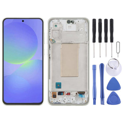 For Samsung Galaxy A36 SM-A366B Original LCD Screen Digitizer Full Assembly with Frame