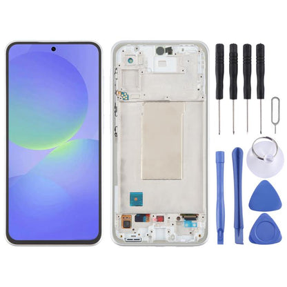 For Samsung Galaxy A36 SM-A366B Original LCD Screen Digitizer Full Assembly with Frame