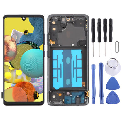 For Samsung Galaxy A51 5G SM-A516 6.36 inch OLED LCD Screen Digitizer Full Assembly with Frame