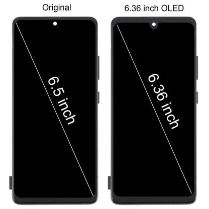 For Samsung Galaxy A51 5G SM-A516 6.36 inch OLED LCD Screen Digitizer Full Assembly with Frame