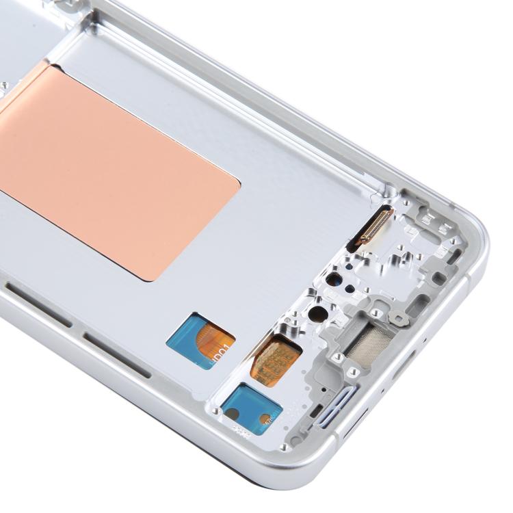 For Samsung Galaxy S24 FE SM-S721B OLED LCD Screen Digitizer Full Assembly with Frame, For Samsung Galaxy S24 FE