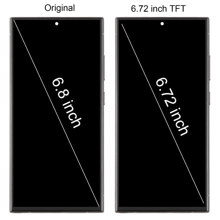 For Samsung Galaxy S24 Ultra SM-S928B 6.72 inch TFT LCD Screen Digitizer Full Assembly with Frame, Not Supporting Fingerprint Identification, For Samsung Galaxy S24 Ultra SM-S928B 6.72 inch(Not Fingerprint)