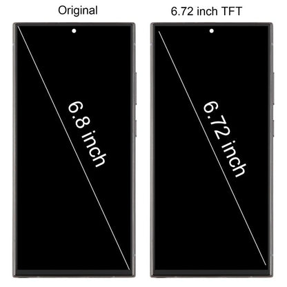 For Samsung Galaxy S24 Ultra SM-S928B 6.72 inch TFT LCD Screen Digitizer Full Assembly with Frame, Not Supporting Fingerprint Identification, For Samsung Galaxy S24 Ultra SM-S928B 6.72 inch(Not Fingerprint)