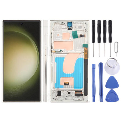 For Samsung Galaxy S23 Ultra SM-S918B 6.72 inch TFT LCD Screen Digitizer Full Assembly with Frame, Not Supporting Fingerprint Identification, For Samsung Galaxy S23 Ultra SM-S918B 6.72 inch(Not Fingerprint)