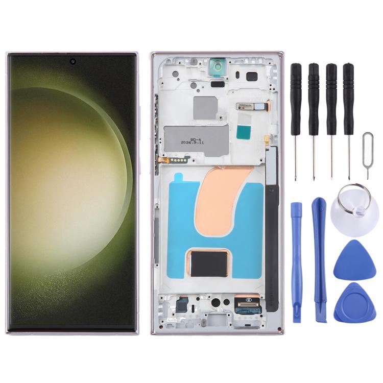 For Samsung Galaxy S23 Ultra SM-S918B 6.72 inch TFT LCD Screen Digitizer Full Assembly with Frame, Not Supporting Fingerprint Identification, For Samsung Galaxy S23 Ultra SM-S918B 6.72 inch(Not Fingerprint)
