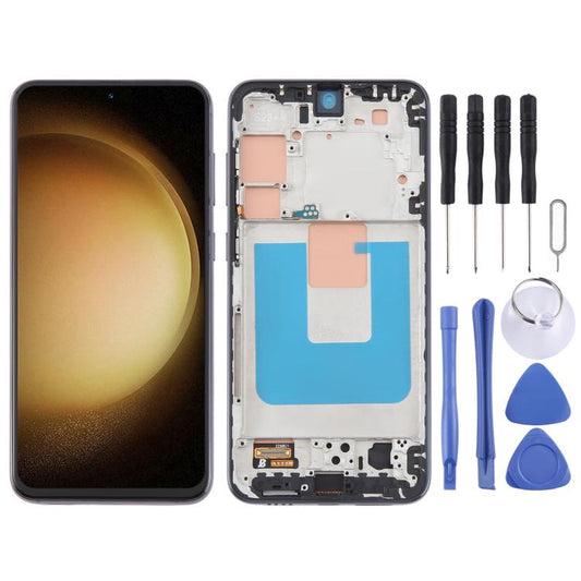 For Samsung Galaxy S23+ SM-S916B 6.43 inch TFT LCD Screen Digitizer Full Assembly with Frame, Not Supporting Fingerprint Identification, For Samsung Galaxy S23+ SM-S916B 6.43 inch(Not Fingerprint)